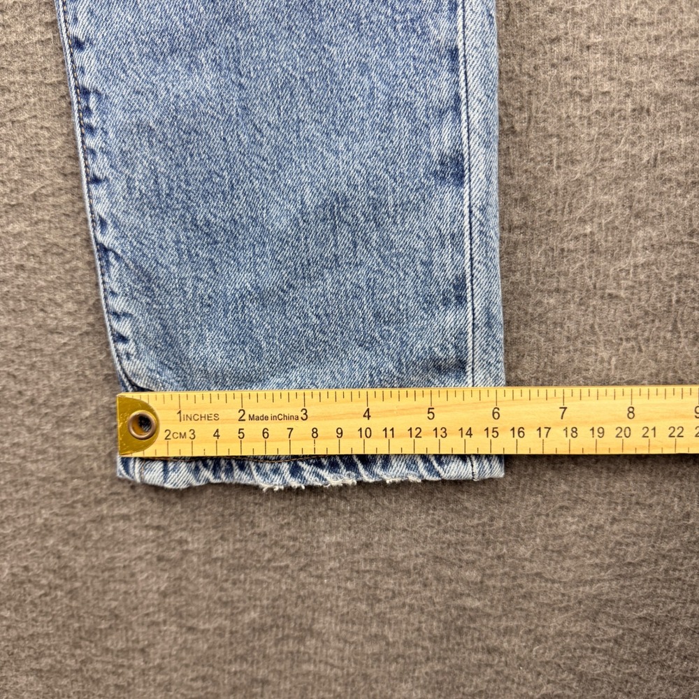 Aeropostale Aero Boyfriend Distressed Light Wash Button Fly Denim Jeans 00‎ Reg - Picture 9 of 14